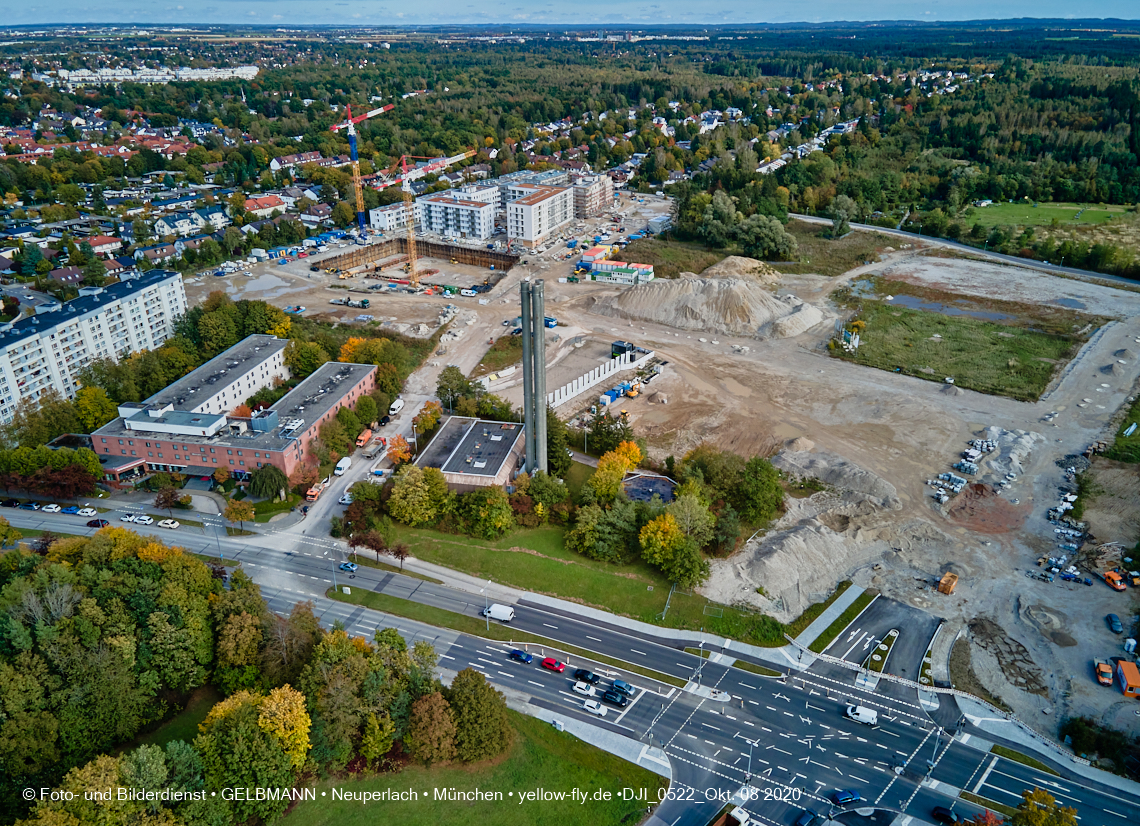 09.10.2020 - Baustelle Alexisqaurtier und Pandion Verde in Neuperlach